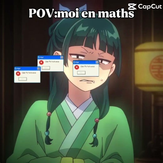 Pov moi en math #maths #maomao #humour