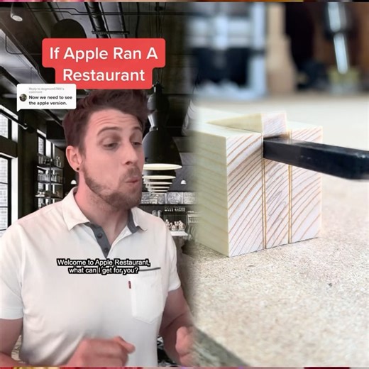 "I did Android so it was only fair 😂 #apple #android #tech #iphone #phone #food #restaurant"