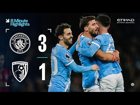 EXTENDED HIGHLIGHTS | Man City 3-1 Bournemouth | Haaland and Cherki shine in victory!