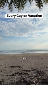 2.3M views · 3.3K reactions | Every Guy on Vacation - Who needs sunscreen? It’s a pain to put on, and doesn’t even work. Well, maybe it does. ☀️掠 - Thanks to @camroden for helping me make the video. - #comedy #vacation #relatable #sunset #costarica | ConstructiveComedy | Facebook