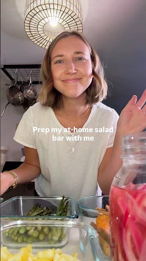 How to make a salad bar at home!