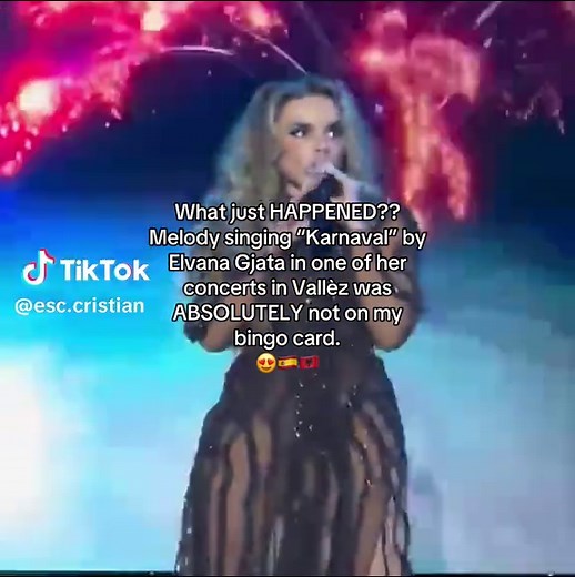 Melody Sings Elvana Gjata's Karnaval