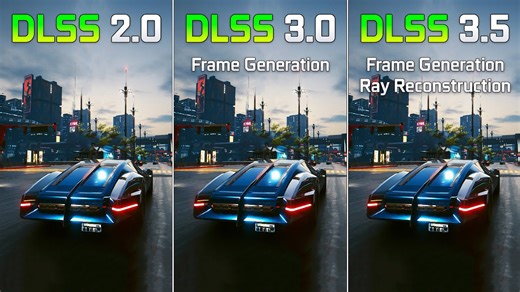 DLSS 2.0 vs DLSS 3.0 vs DLSS 3.5 in Cyberpunk 2077 - Graphics and FPS comparison
