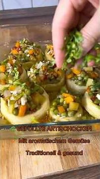🌿 Stuffed Artichokes with Vegetables | Traditional Recipe | Vegan & Aromatic