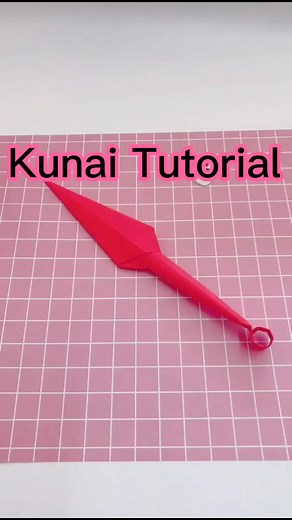 DIY Origami Kunai Tutorial