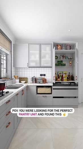 20K views · 14 reactions | Having a pantry in the kitchen is a...