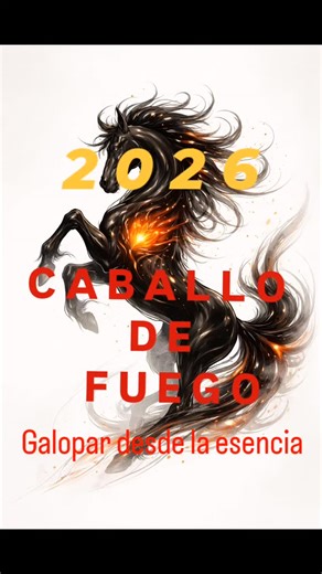 Mei Demayo●~Medicina tradicional China~● on Instagram: "🐎🔥 2026 — Año del Caballo de Fuego En la tradición china, el Caballo de Fuego aparece cada 60 años y se asocia a épocas de movimiento, cambios sociales, expresión intensa y ruptura de estructuras que ya no tienen sentido. Antiguamente, en años de caballo de fuego, se evitaba la natalidad de mujeres, por miedo a no poder dominarlas y que sean amenaza para el sistema. El Caballo representa movimiento vital, impulso, expansión y acción. El F