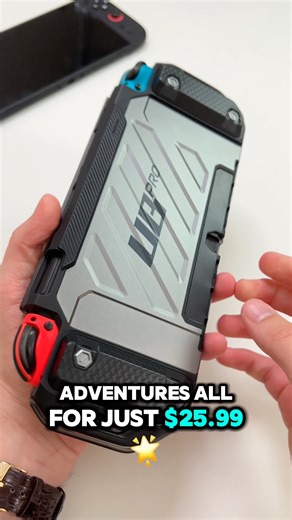 2.5K views | Quick-draw Nintendo protection. The UB Pro FORMA lets you access your Switch OLED instantly—no unzipping required. Military-grade security meets gamer convenience at just $25.99. Your perfect travel companion. #SUPCASE #UBProFORMA #NintendoSwitchOLED #GamingAccessory | SUPCASE | Facebook