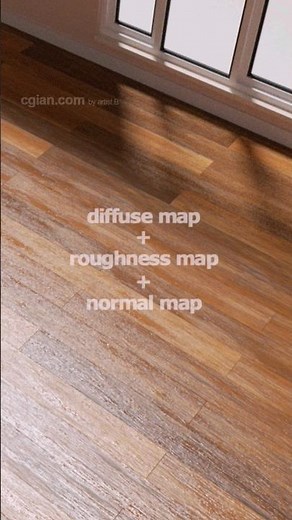 3 types of 3D Texture Maps explained, diffuse, roughness, normal map #blender #cgian