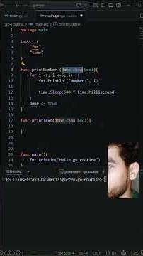 Day 06/30 Learning golang what is go routine how it is amazing #shorts #youtubeshorts #golang #code