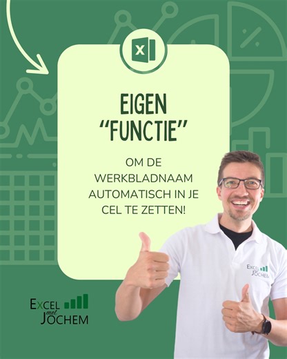 8.7K views · 21 reactions | Maak je eigen "functie" in Excel - zónder...