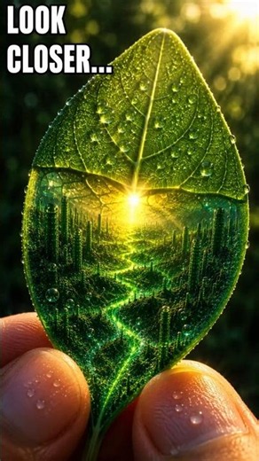 A Journey Inside a Single Leaf — What Lives There 🌿🔬