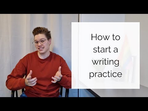 How to start a writing practice