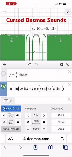 Cursed Desmos Sounds: Pt. 5