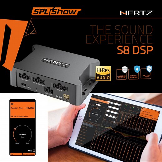 The Hertz HMR BT Bluetooth® 5.0 audio receiver, featuring aptX HD and IP67, is the perfect source for the S8 DSP processor and SP 4.900 high-power amplifier, creating a superb high-performance audio system for your Harley! 👊 #Hertzaudio #HertzSPLShow #harleydavidson #SPLShow #audiostreaming #Blutooth | Hertz audio