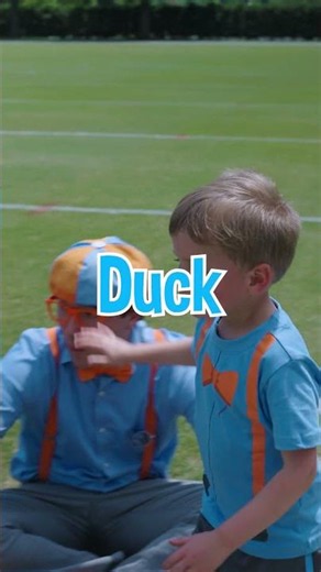 Duck, Duck, GOOSE with Blippi! 🦆🏃‍♂️ Can You Catch Him? #blippi #kids #shorts