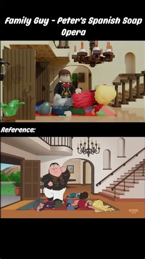 Family Guy - Peter's Spanish Soap Opera Comparison #lego #animation #meme