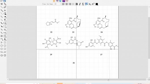 ChemDraw|毕业论文中的化学结构排版｜（半）自动对齐