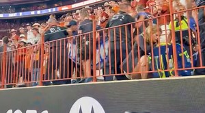 VIDEO: Fans Were Panicking & Crying As Unconscious Texas Longhorns Fan Was Rushed Out Of The Stands By EMS During Frightening Scene