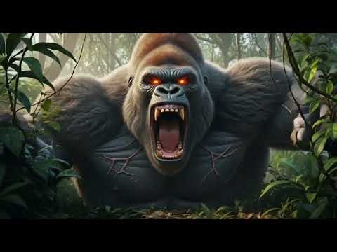 Gorilla Hero vs Giant Crocodile | A King Kong-Level Rescue Mission! 🦍🐊