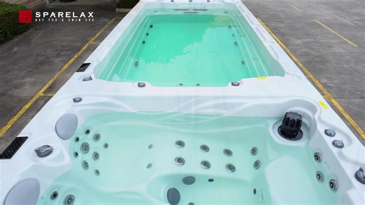 Outdoor Intelligent Swim Spa Pool Jet Nozzle Waterfall with High Performance New Generation Leisure Equipment