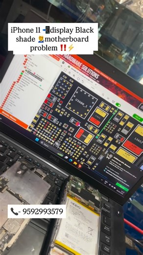 𝐢𝐧𝐝𝐞𝐫𝐫 on Instagram: "iPhone 11 📲 display Black shade problem‼️ soved✅🧑‍🔧 #inderr_iphone_repair #inderr #iphoneexpert #iphonetechnician ^ iphone expert📲🧑‍🔧#illuminati"