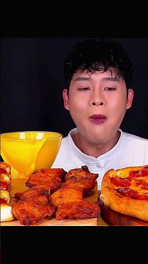 Spicy food asmr mukbang video, asmr eating noodles video:chinese food video eating:mukbang😋#trending
