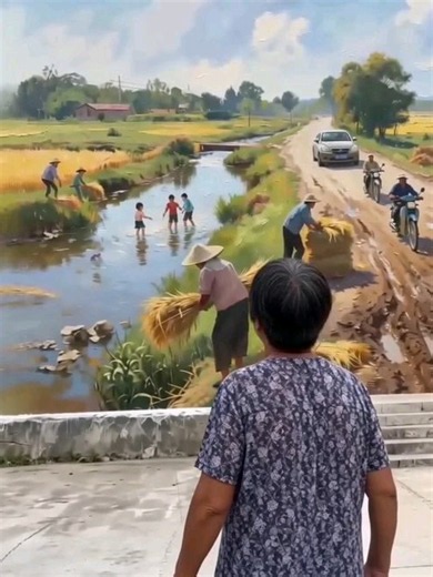 Mural of Lost Summers: Childhood Play Reimagined in Rural Wall Painting