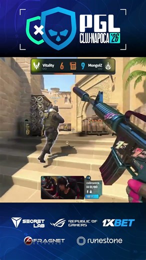 The retake ends with a KNIFE KILL from ZywOo and total humiliation #pgl #clujnapoca #cs #cs2