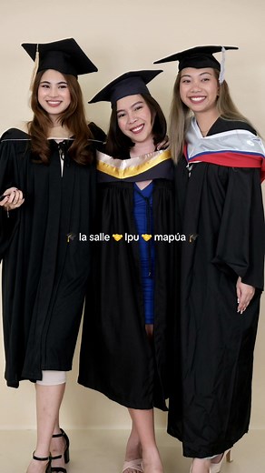 Bestie Graduation Trio Photoshoot at Self-Shoot Studio