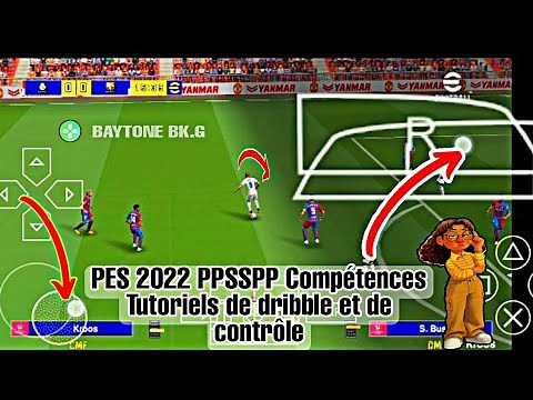 PES 2022 PPSSPP Compétences Tutoriels de dribble et de contrôle