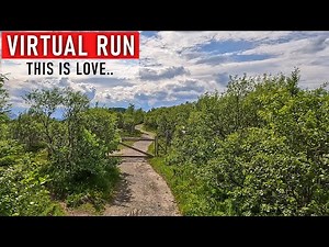Virtual Run | Stunning Nature Scenery from Nothern Norway | Treadmill Running Video