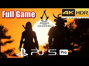 Assassin's Creed Shadow PS5 Pro | Full Game Walkthrough in 4K HDR 60FPS