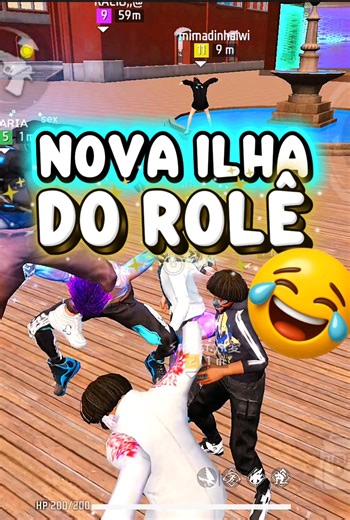 NOVA ILHA DO ROLÊ!! (código da sala) Como entrar na nova ilha do rolê? #salaff #FreeFire #memesff #humor