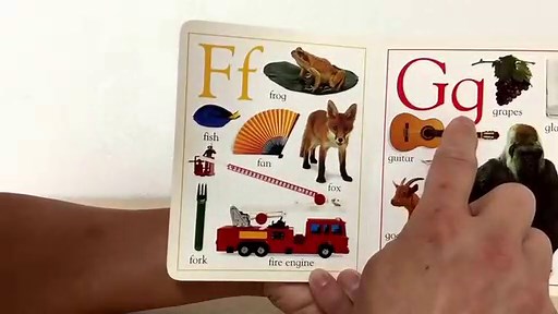 My first abc board book - Actual pictures! Increase your childs vocabulary!