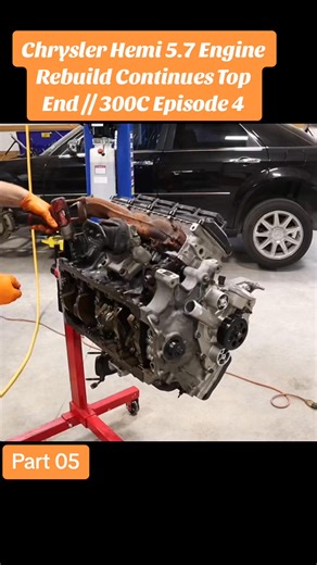 1.2K views | Chrysler Hemi 5.7 Engine Rebuild Continues Top End 300C Episode 4. Part 05. #mustang #car #autorepair #foryou #engine #fyp | autorepaircar1 | Facebook