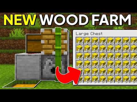 Minecraft Wood Farm 1.21.11