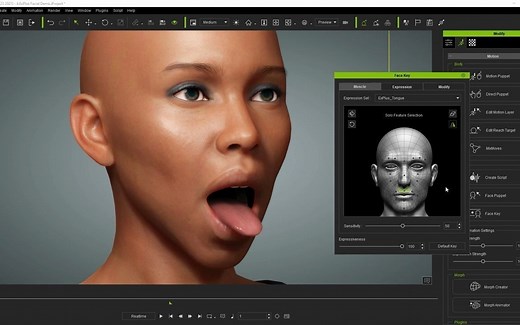 iClone 7.9教程-高级面部表情的基本介绍