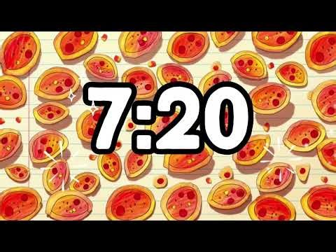 10 Minute FOOD Pizza Timer 🍕⏲️✨ Fun Classroom Countdown!