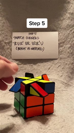 Windmill Step 5 #rubiks #rubikscube #rubikscubesolve #fyp #foryou #foryoupage