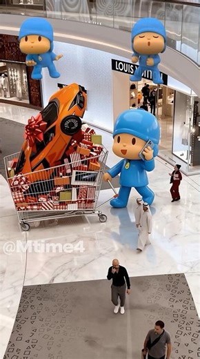 Pocoyo Vad Boyz: The Cart Bump Launched the Car Over His Head! 😱🚗🛒💥!