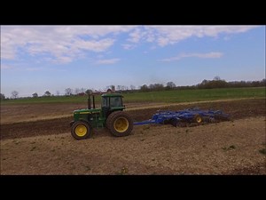 John Deere 4055 & Landoll VT 7410 Working On Spring Tillage! With The DJI Phantom 3
