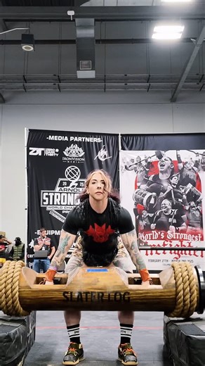 Hannah “Big Han” Coldiron started off the 2025 Arnold with a bang! With a 202 lb Max Slater Log for an event win on her way to taking home the u73kg Arnold Amateur Strongman Pro/AM title! Hanna came with a vengeance and didn’t place lower than 4th in a 6 events over 2 days. Hanna is cool, be like Hanna. Cool news coming this week yall! Stay tuned!!! #strongman #strong #strongmancorporation #strongmancorporation #strength #strongmanmotivation #I #strongwoman #strongwomen #fitness #womenwholift | 