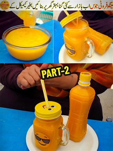 Mango Frutti Recipe Without Chemicals — Easy Mango Juice (Part 2)