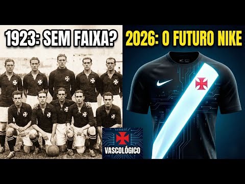HISTÓRIA DA CAMISA DO VASCO ATÉ CHEGAR A NIKE EM 8 MINUTOS
