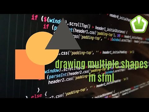 how to draw multiple shapes using SFML & C++