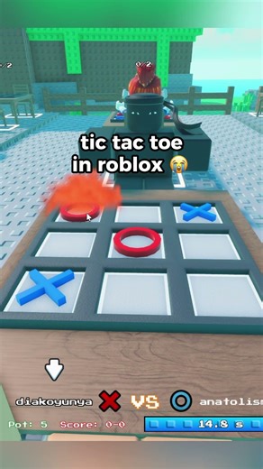 Tic Tac Toe in Roblox 😭 #roblox #shorts #robloxshorts