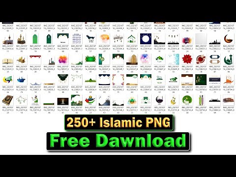 250+ Free Islamic PNG Downloads | 250+ Free Islamic PNG Files for Download | High Quality & Editable