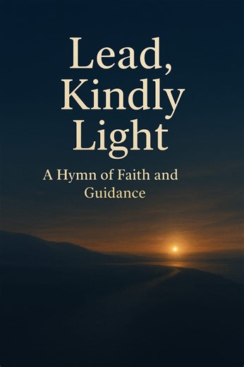 When the path ahead feels dark and uncertain… Let this hymn remind you: ✨ “One step enough for me.” Written in the fog of fear and doubt, “Lead, Kindly Light” is a timeless prayer for guidance and trust. Even when we can’t see the full road, God’s gentle light still leads the way. 💛 🎶 Lead, Kindly Light, amid the encircling gloom… Lead Thou me on. #HymnsWithSAF #LeadKindlyLight #FaithInTheFog #HymnStory #GodsGuidance #TrustHisLight | Adeshina Samuel Fadeyi