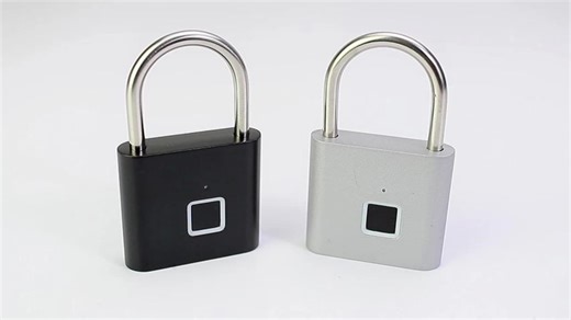 Electronic Waterproof Biometric Fingerprint Lock, Anti-Theft Keyless Digital Fingerprint Smart Padlock